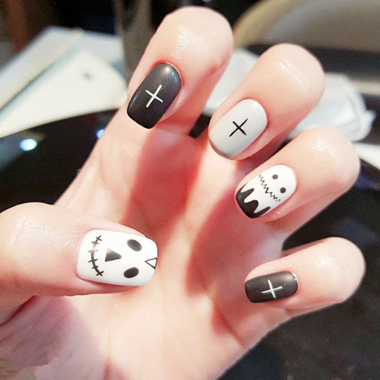 Wholesale Plastic Halloween Fake Nails